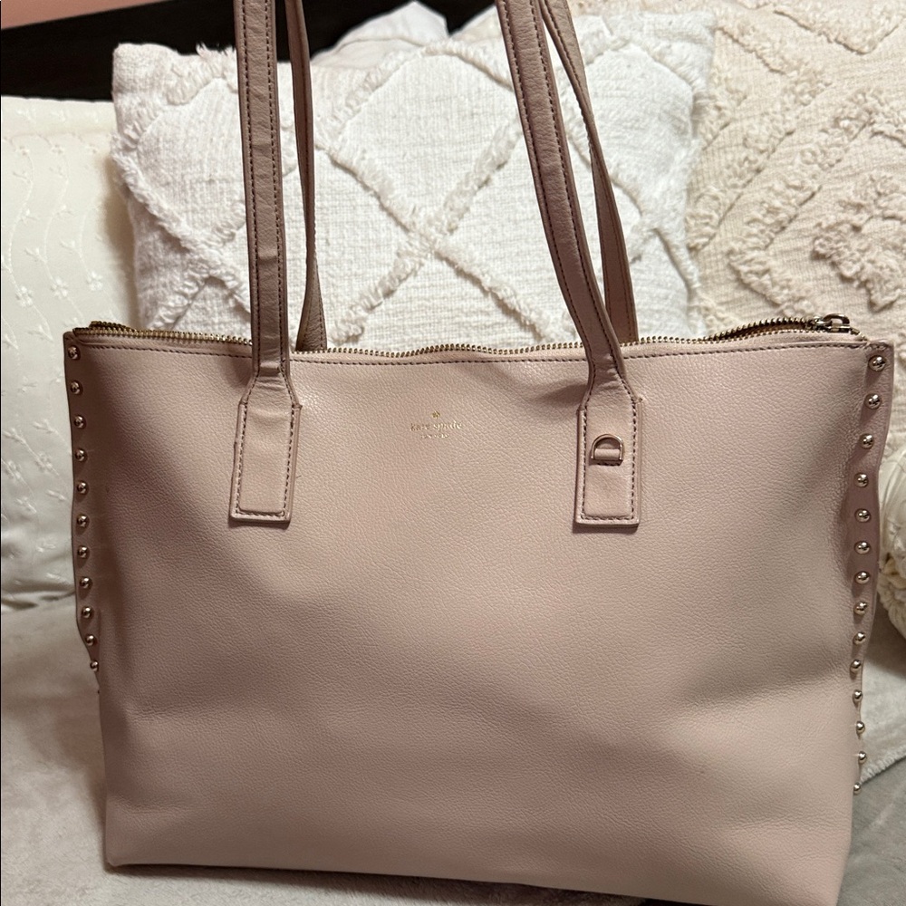 Kate Spade Light Pink Studded Tote